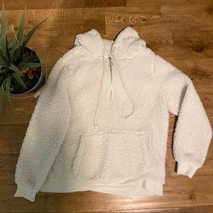 Cozy white Sherpa🤍🤩